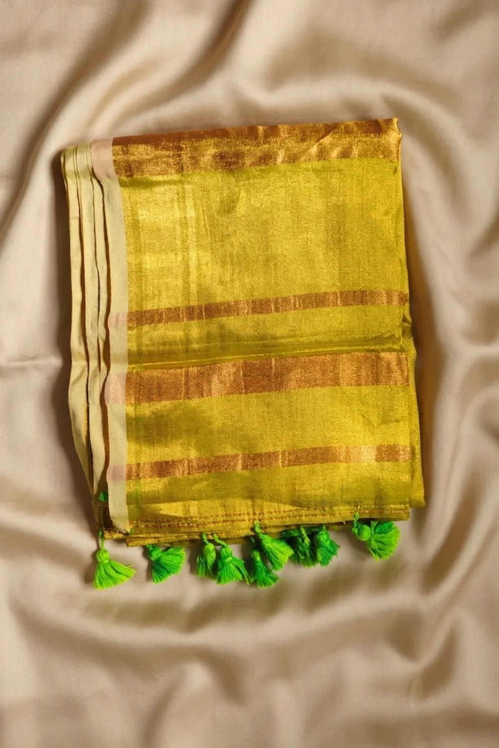 GreenTissue Saree