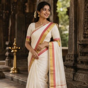 Kerala Kasavu Sarees