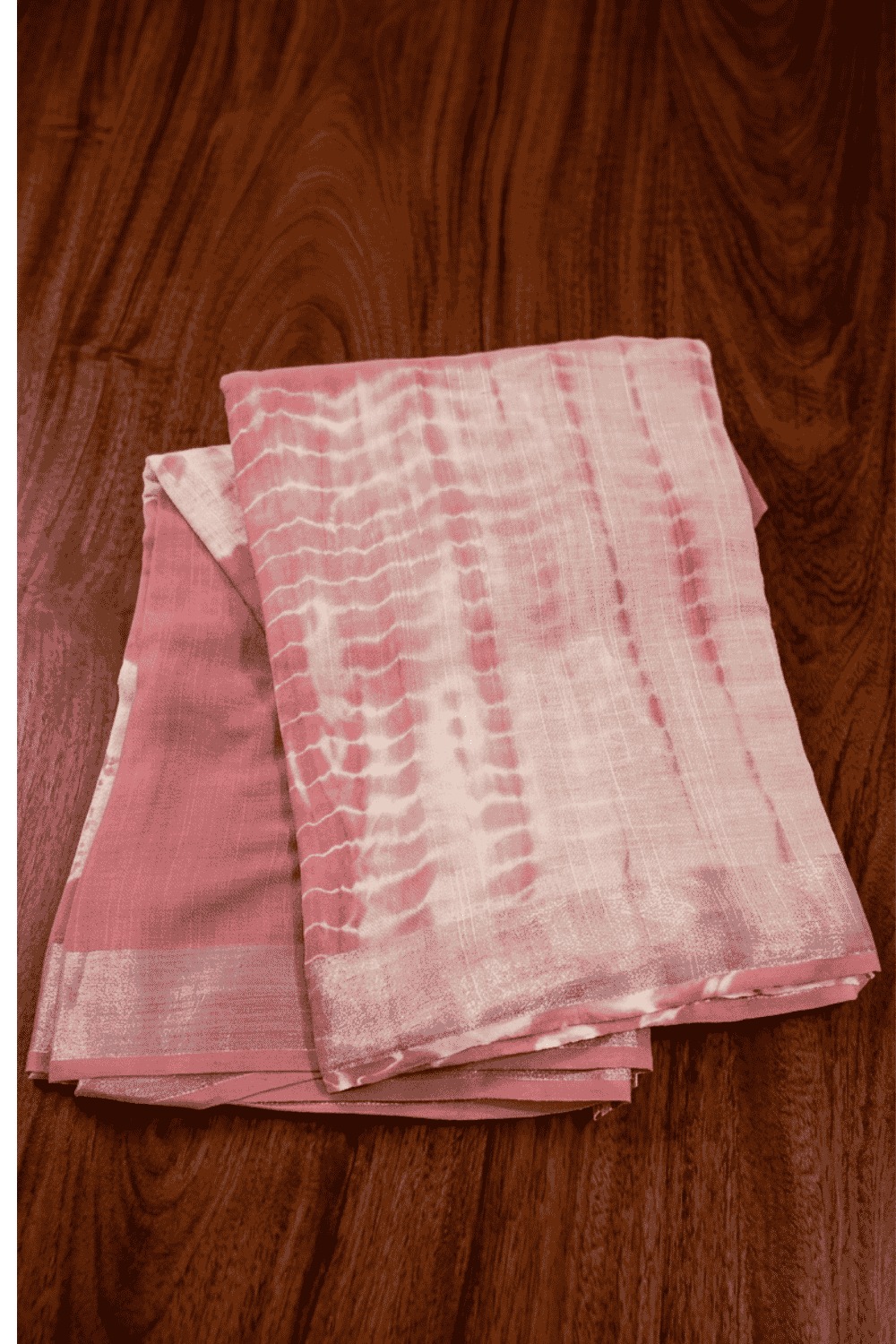 Linen Saree Blush Pink