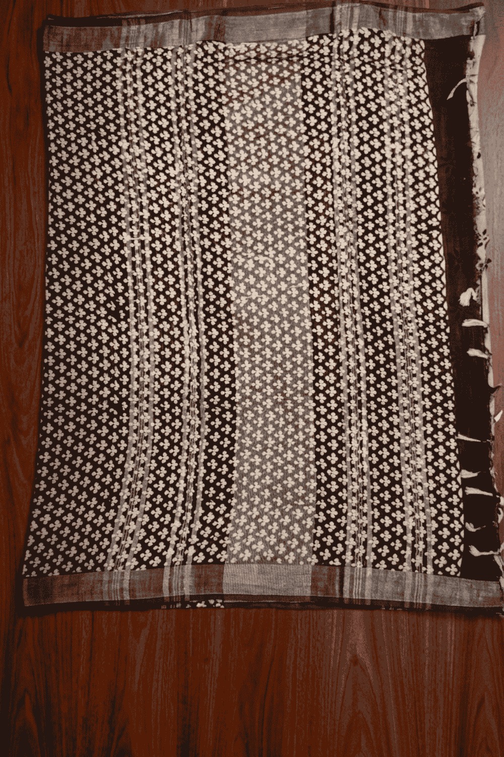 Linen Saree Off White