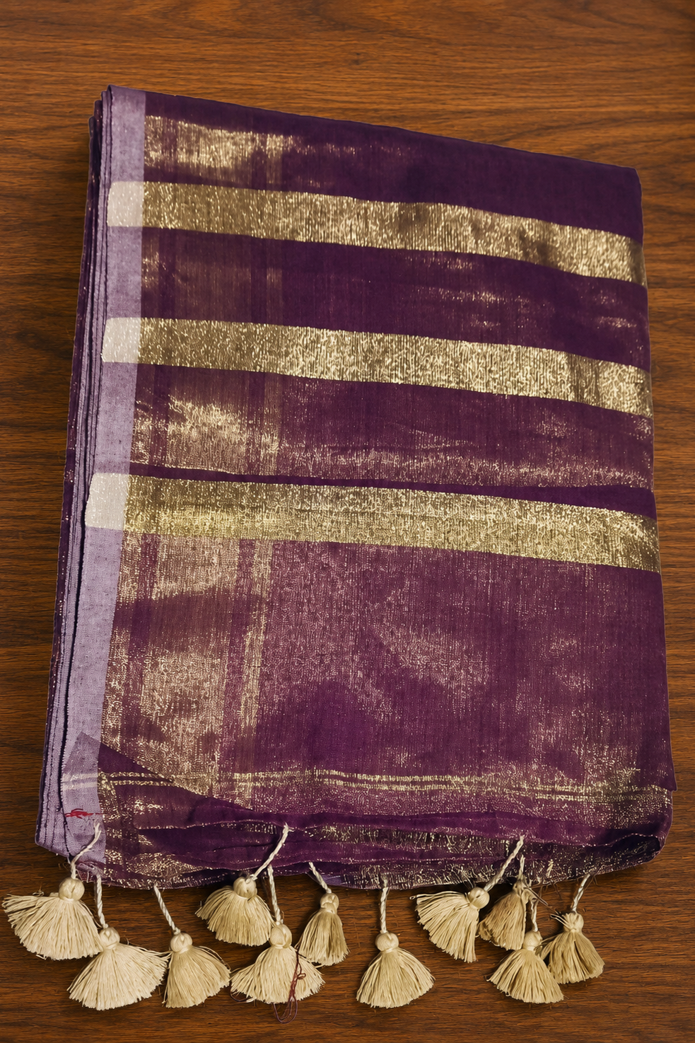 Regal Mauve Tissue saree