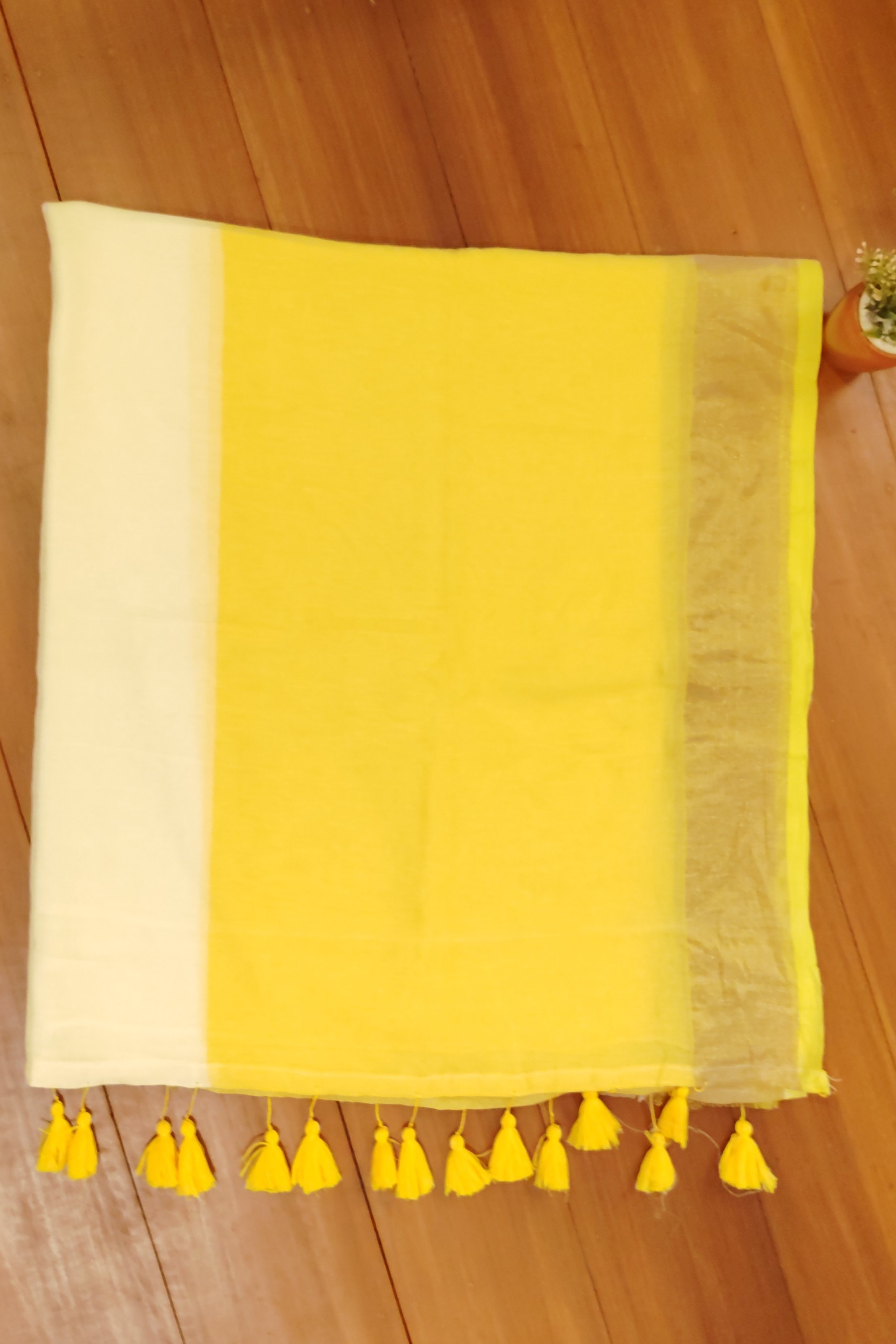 Golden Ray Mul Cotton Saree