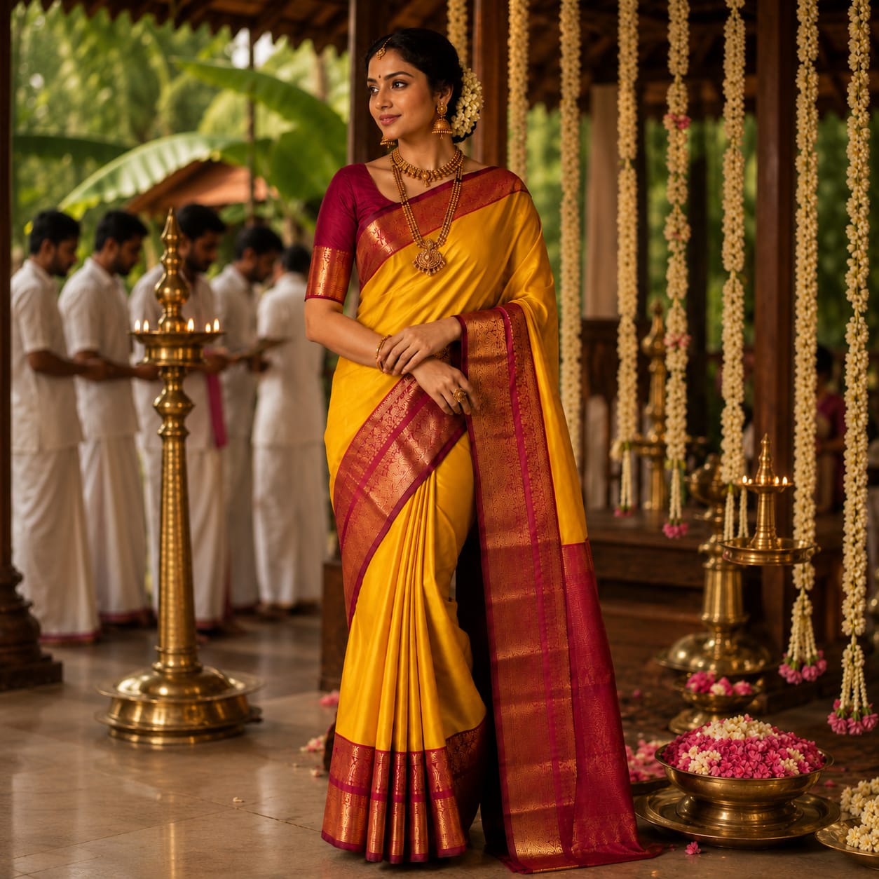 SEMI KANCHIPURAM SAREES